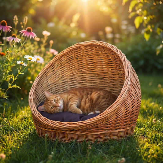 Woven Cat Bed