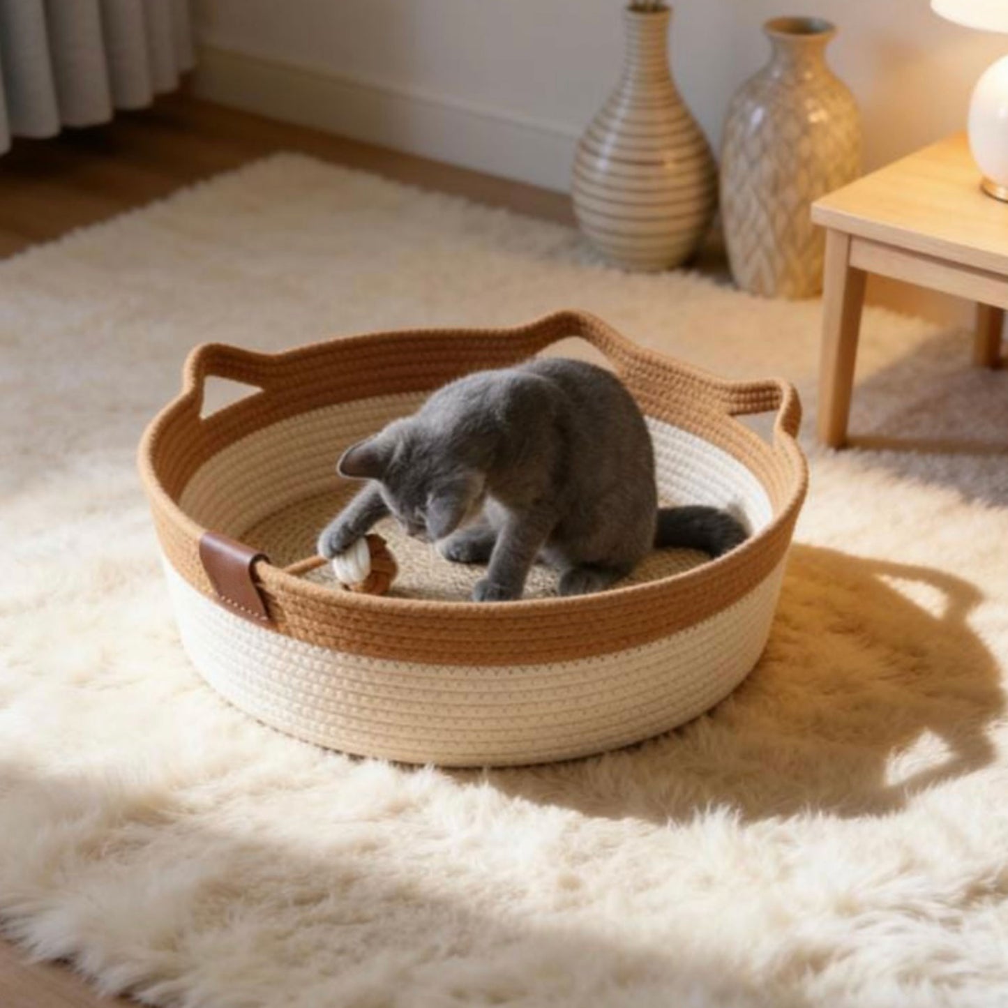 Cat Bed Basket