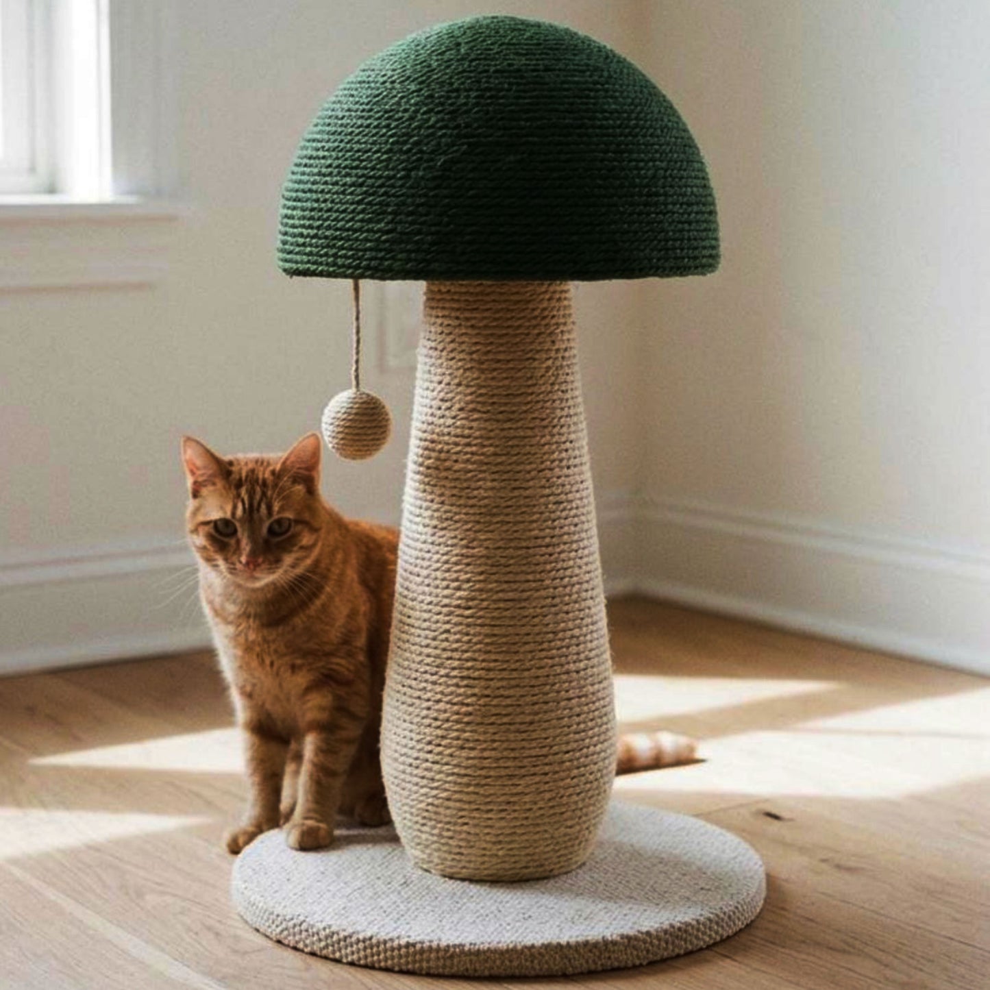 Mushroom Cat Scratching Post