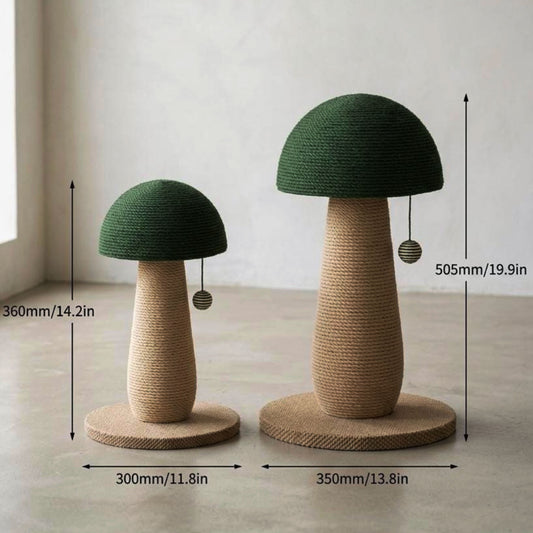 Mushroom Cat Scratching Post