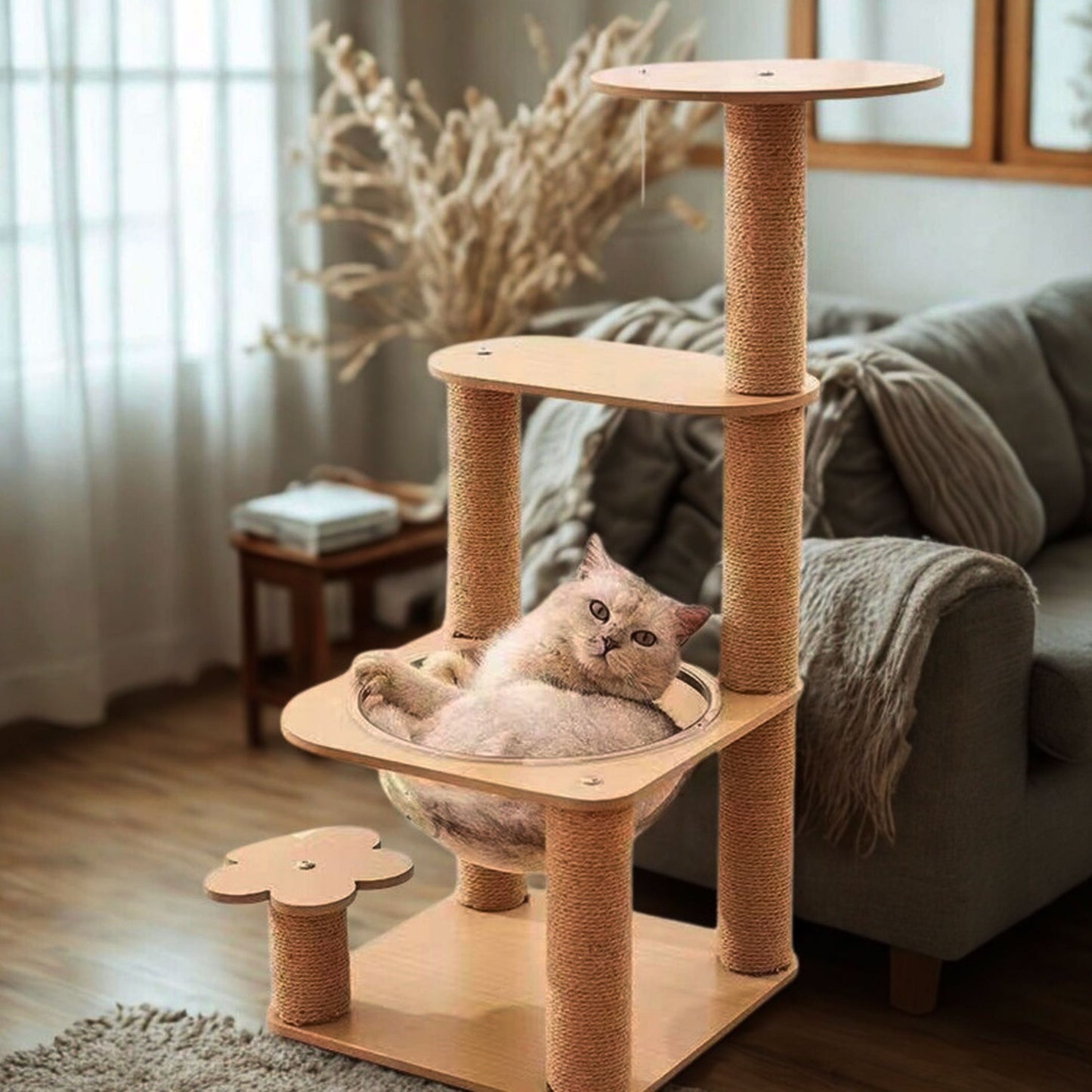Wooden Cat Tree